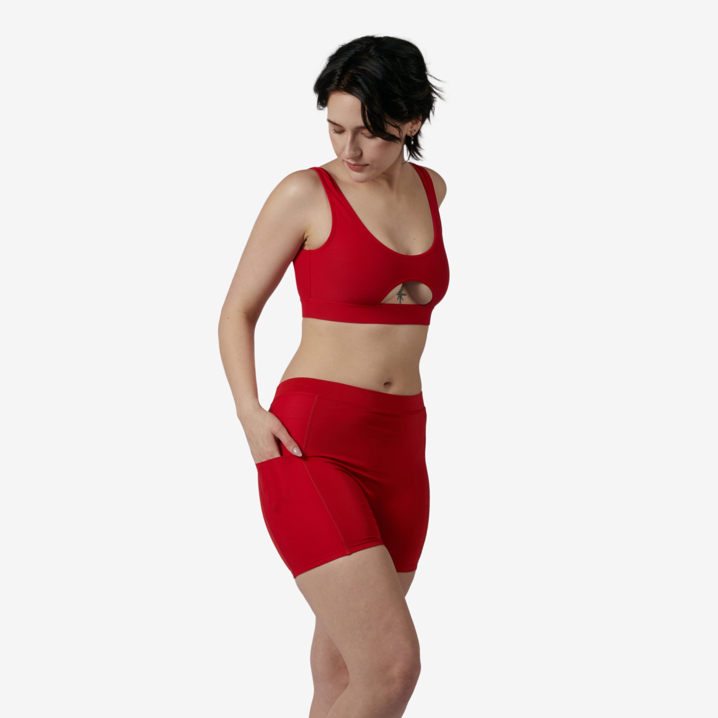 Swim Solarmesh 4.5" Shorts - Red