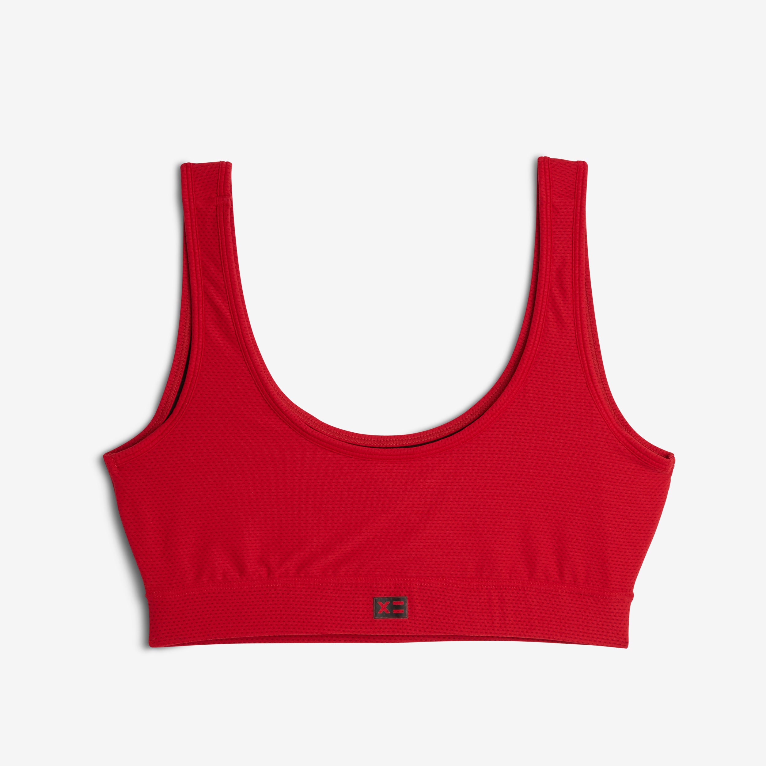 Swim Solarmesh Peekaboo Top - Red – tomboyx