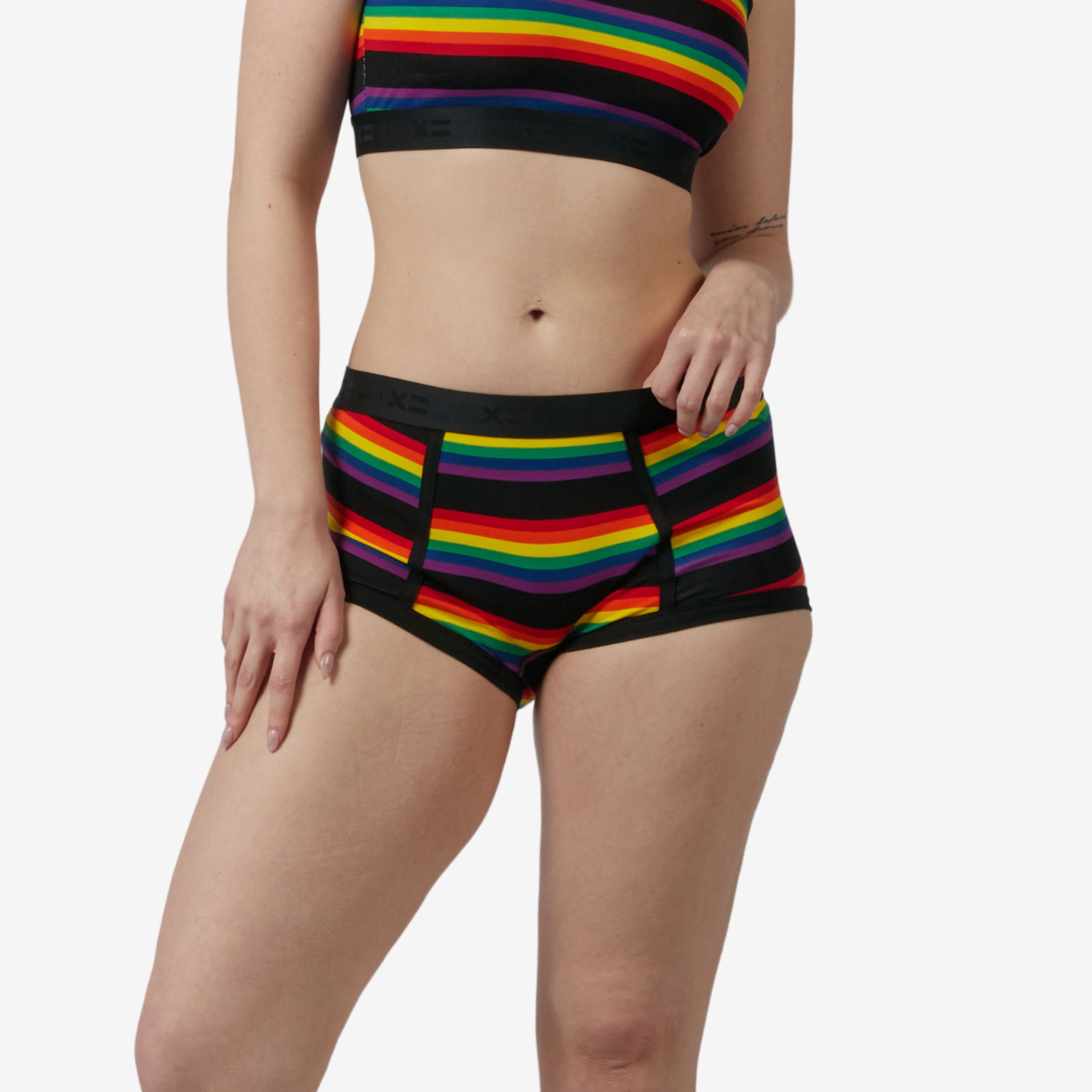 Boy Shorts - Stripe Unbound