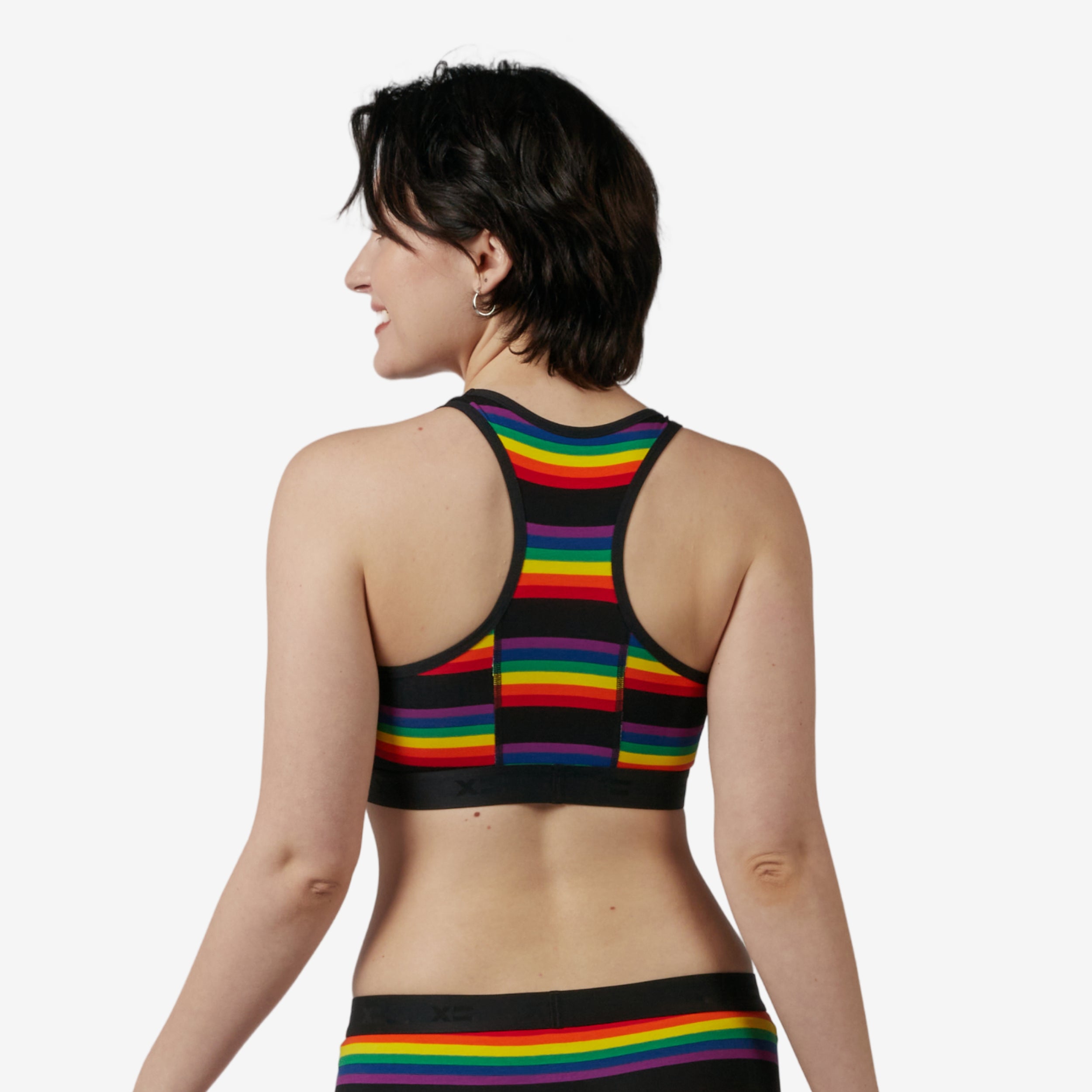 Racerback Soft Bra - Stripe Unbound