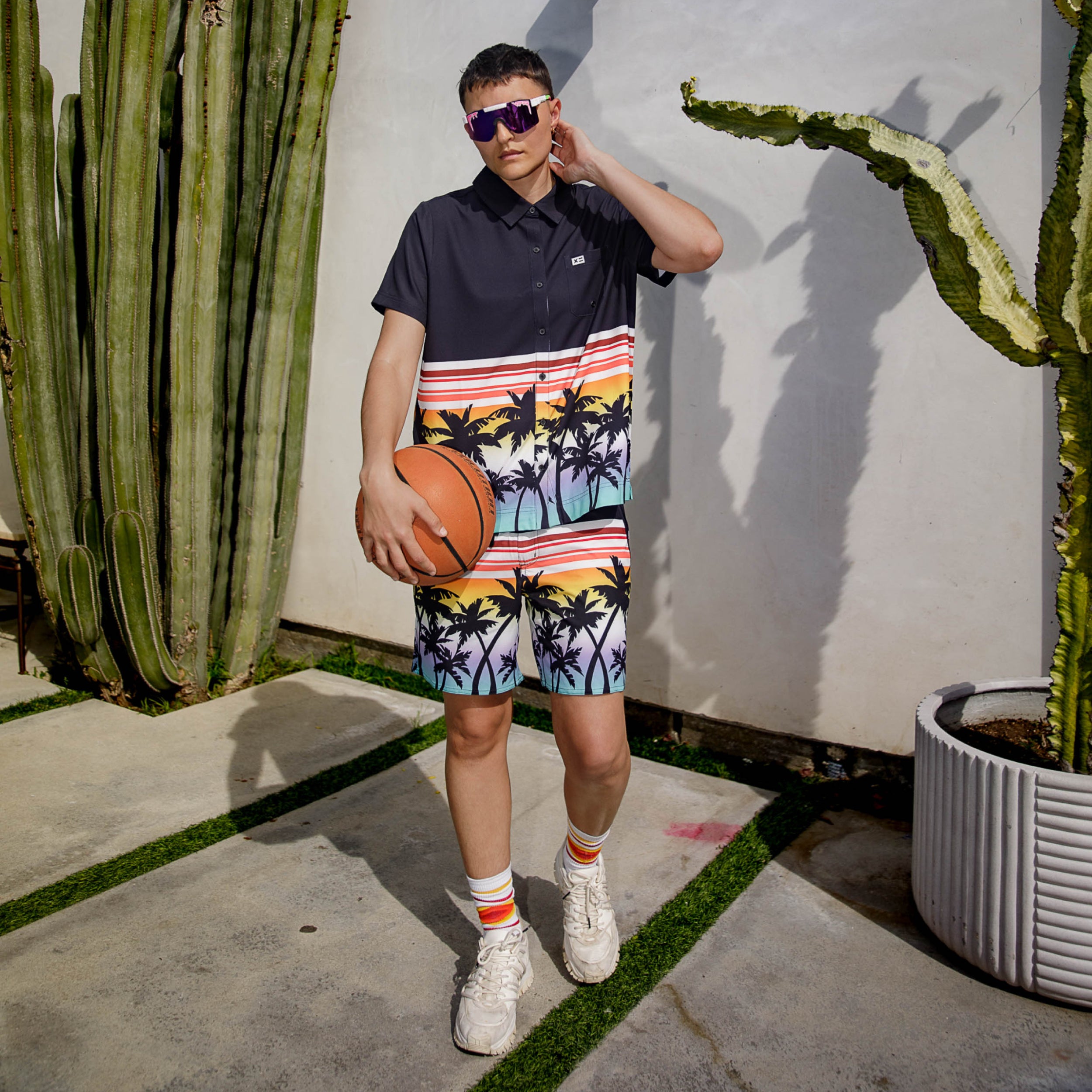 Swim 7" Heritage Board Shorts Heavy Weight - Hawaiian Heat