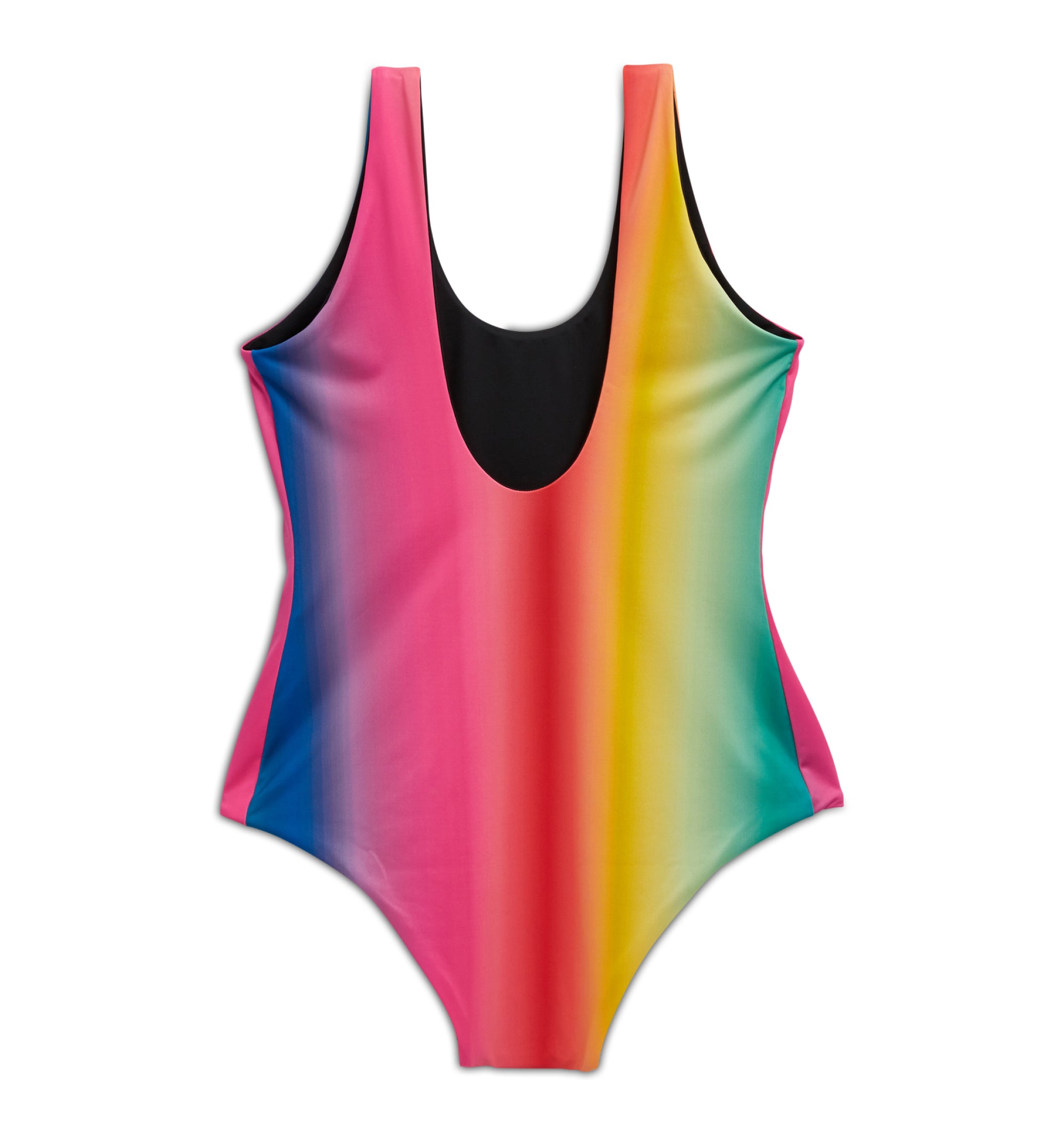 Swim Reversible One-Piece - Melting Rainbow