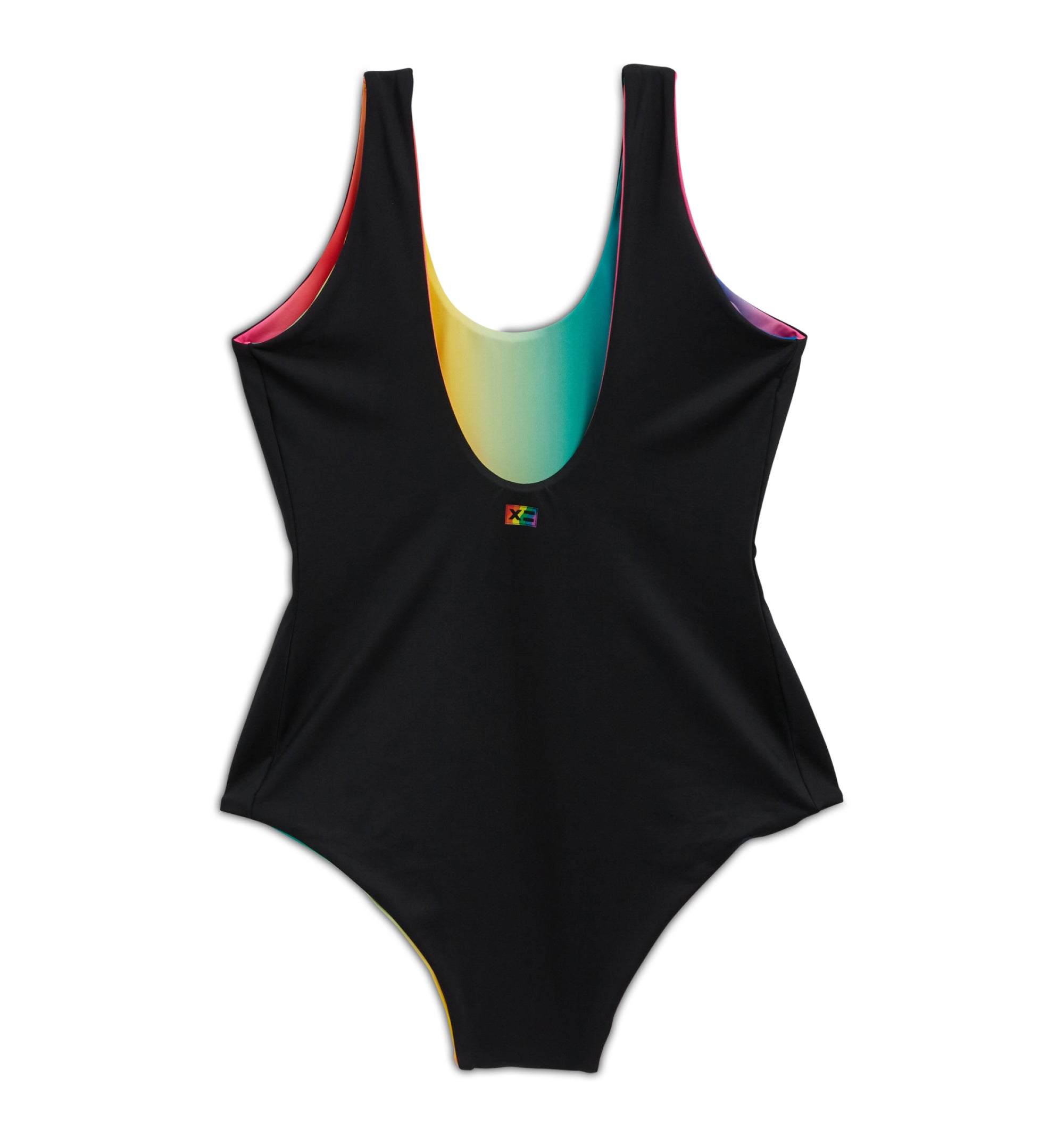 Swim Reversible One-Piece - Melting Rainbow