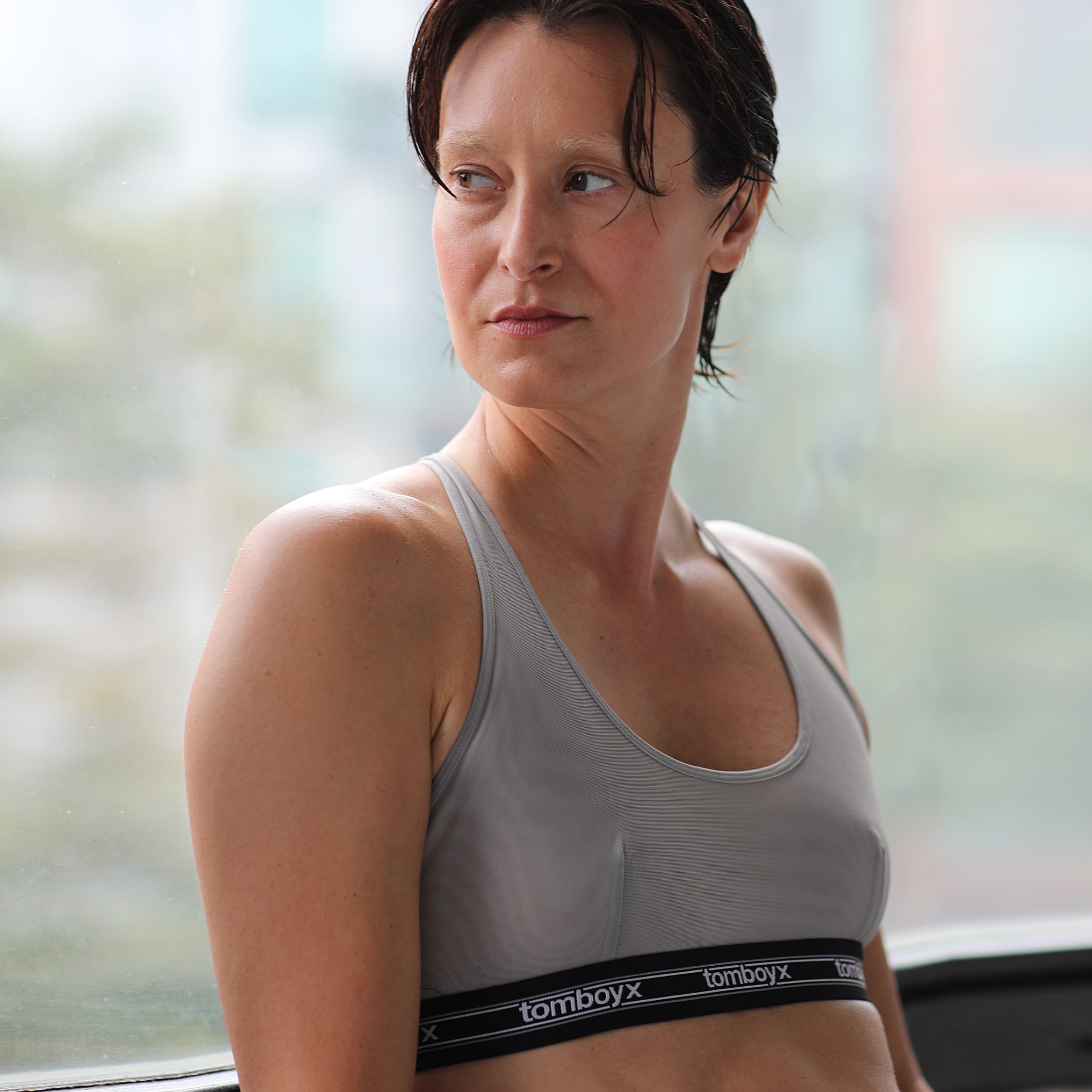 Powermesh Bralette - Ultimate Gray