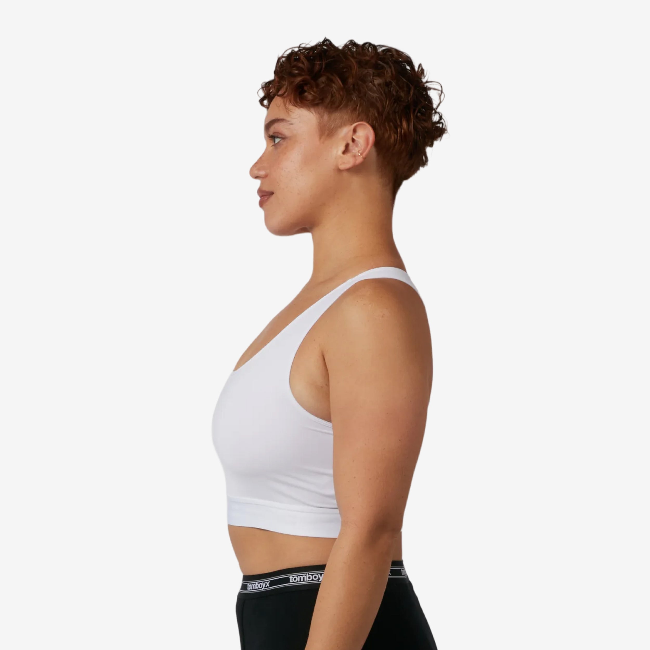 Compression Plus Racerback - White