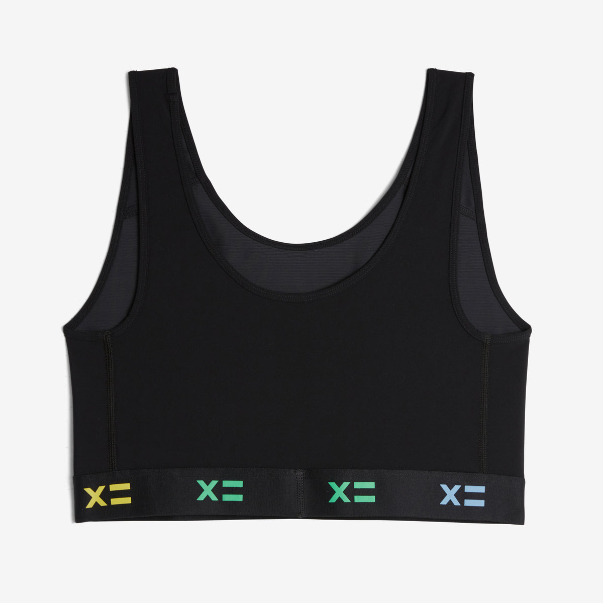 Compression Plus Top - Black X= Rainbow