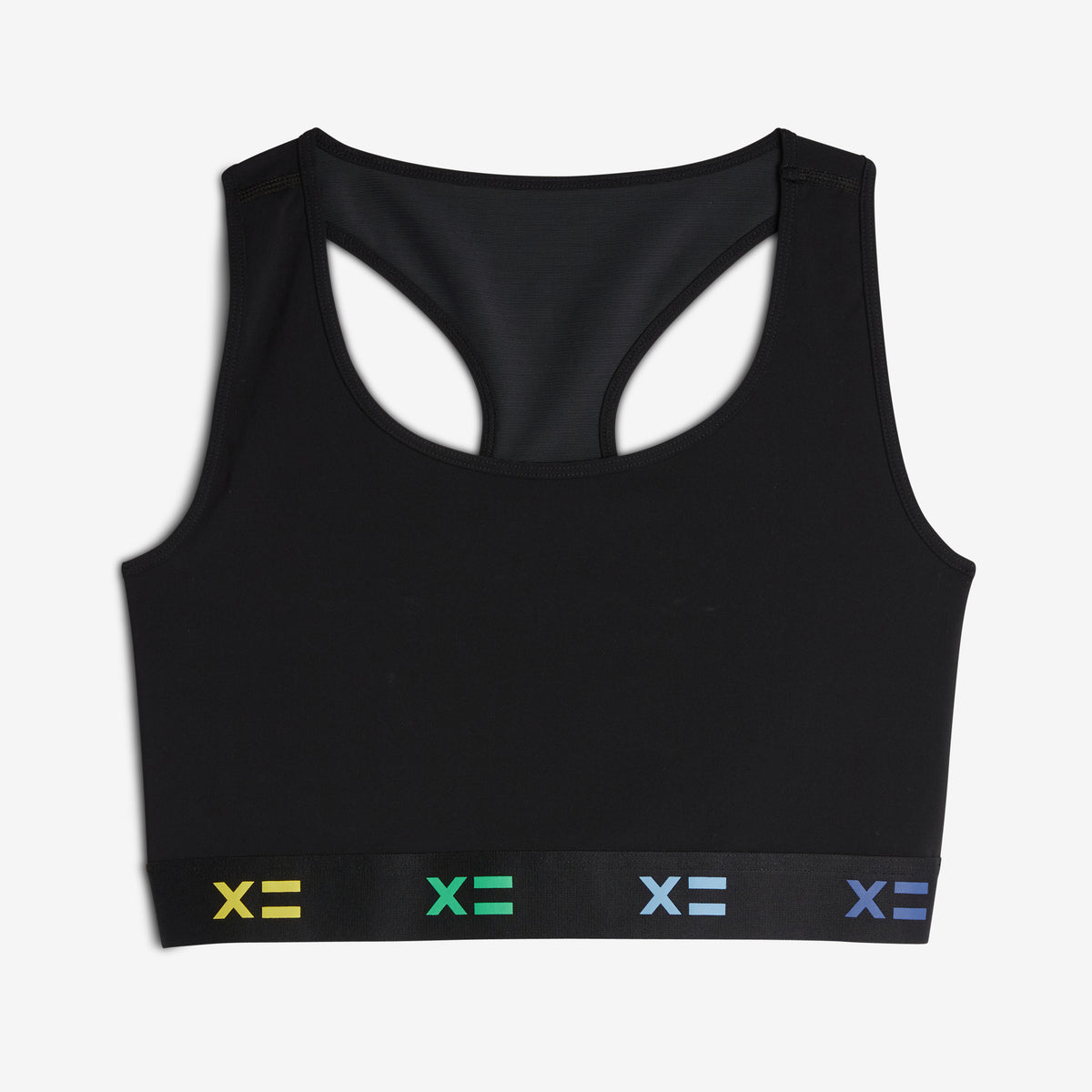 Compression Plus Racerback - Black X= Rainbow