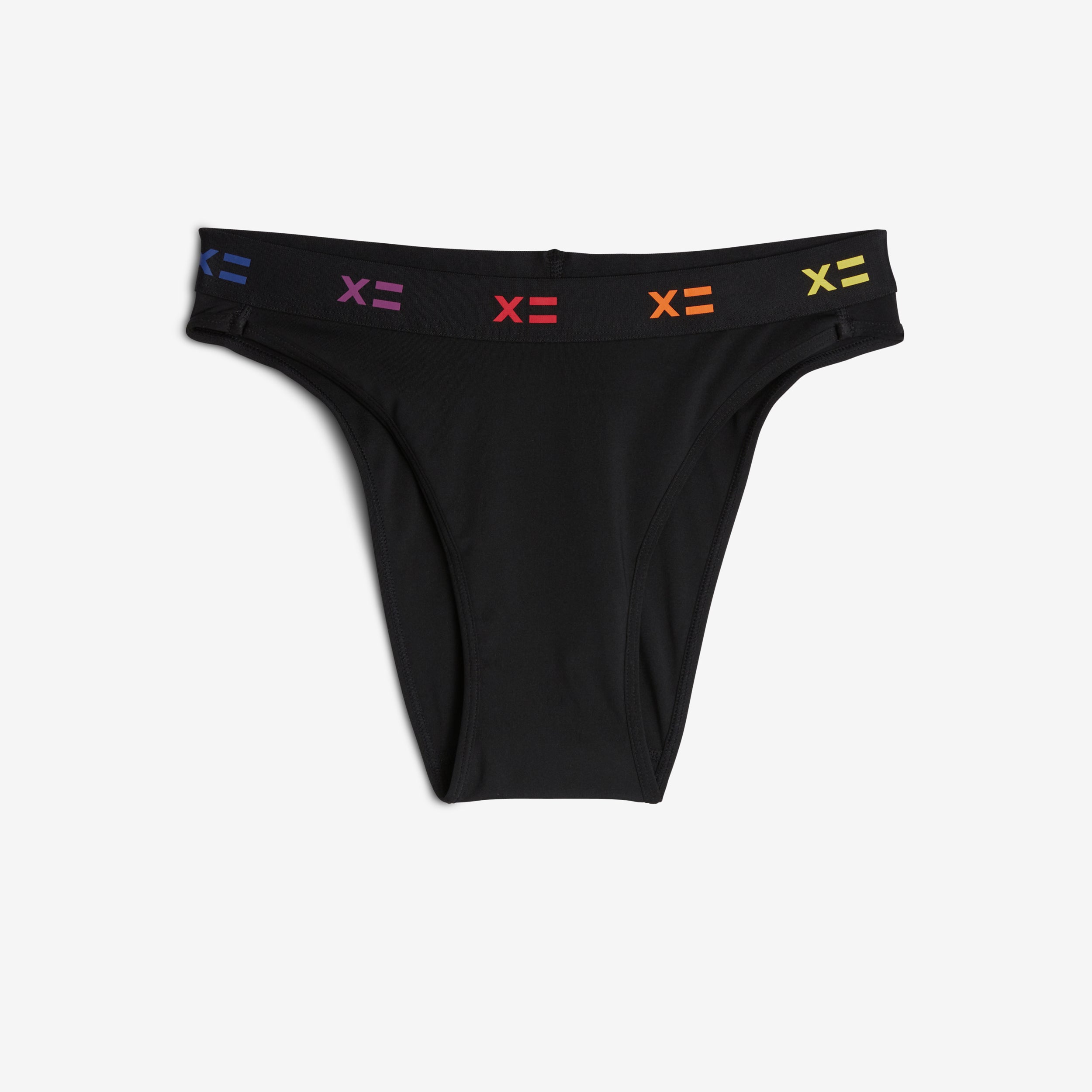 SmoothTuck Tucking Hi Leg Bikini - Black Rainbow