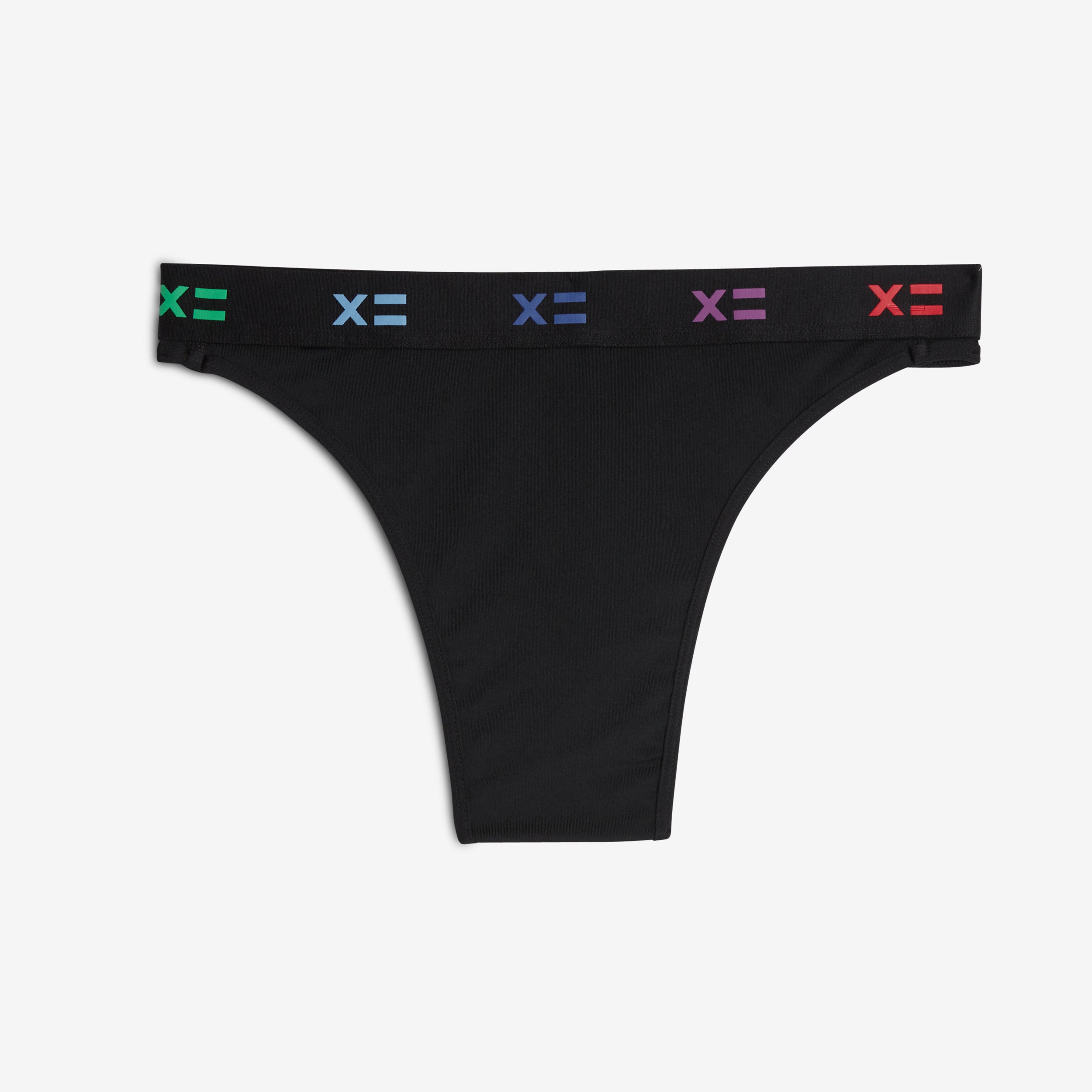 SmoothTuck Tucking Thong - Black Rainbow