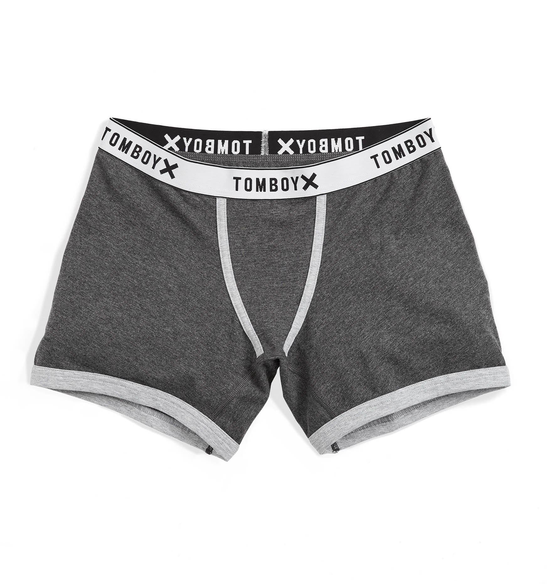 4.5" Trunks - Next Gen Charcoal-Underwear-TomboyX
