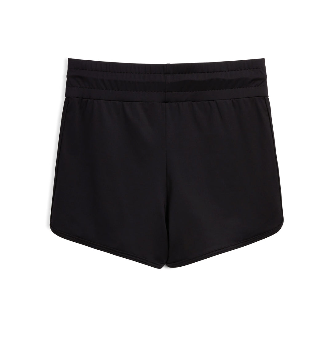 Swim High Waisted Boy Short Black TomboyX