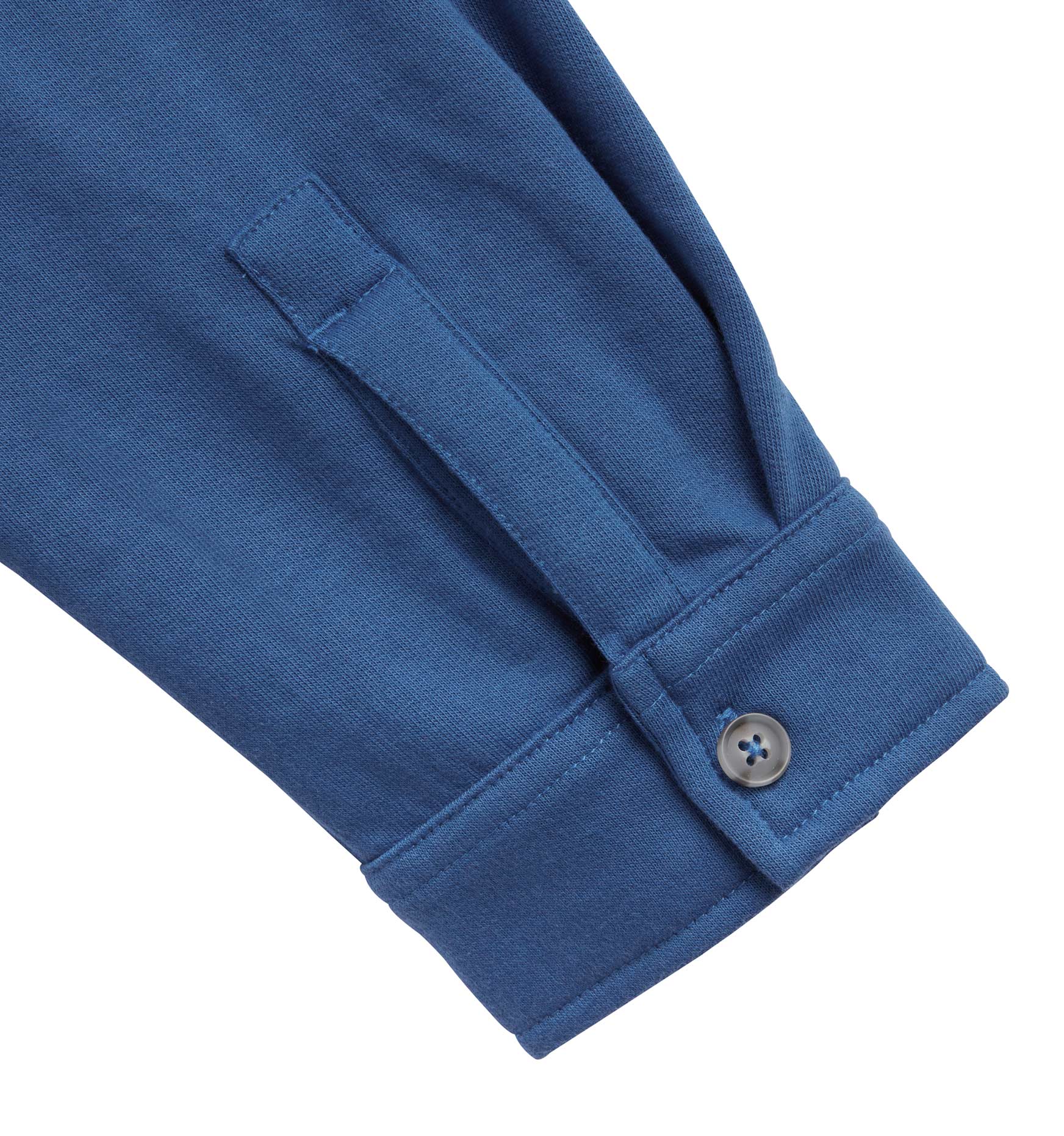 Eco Fleece Shirt Jacket LC - Chrome Blue