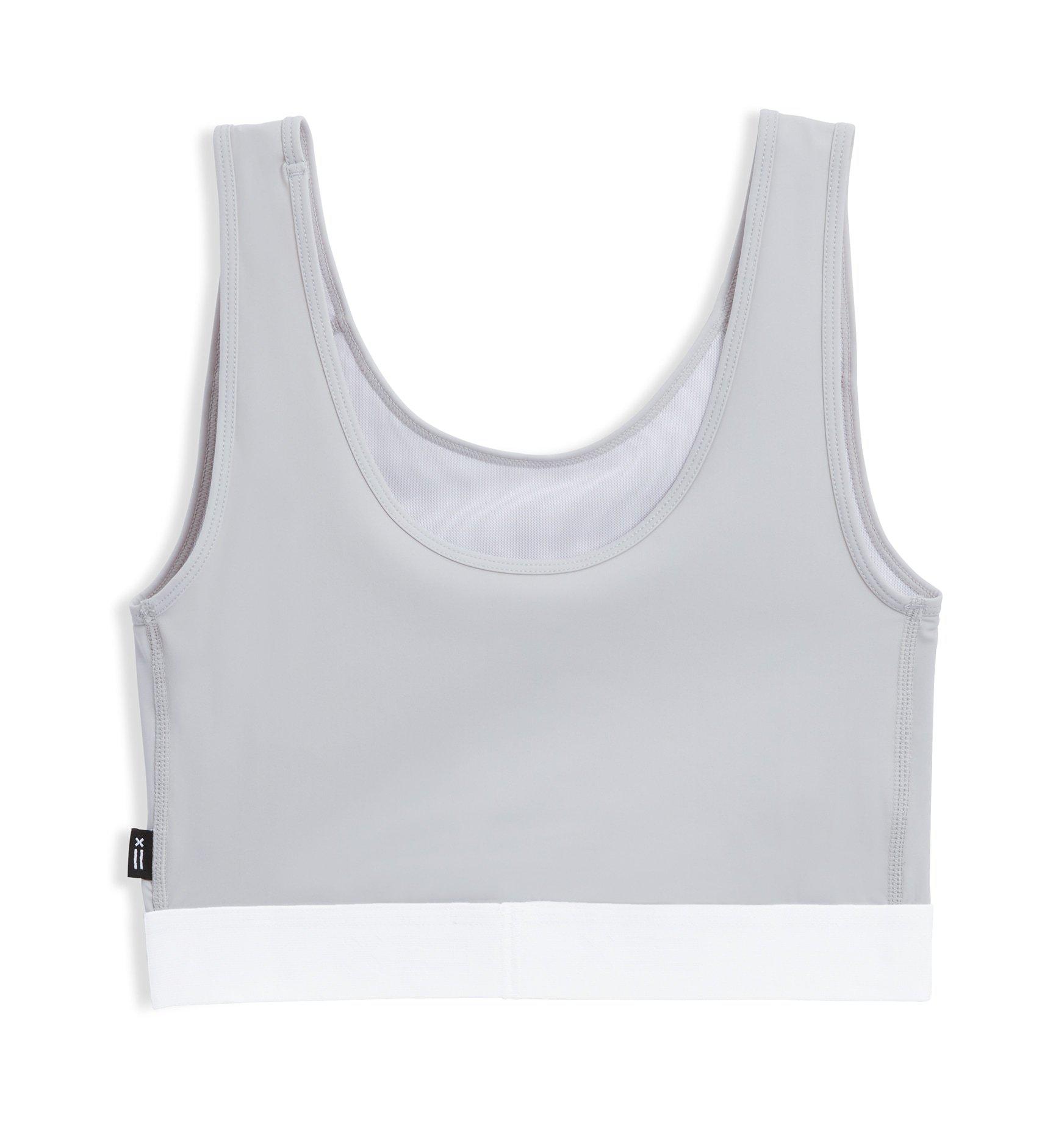 TomboyX Compression Tank, Wireless Full Coverage Medium Support Top,  (XS-6X) Thyme Small