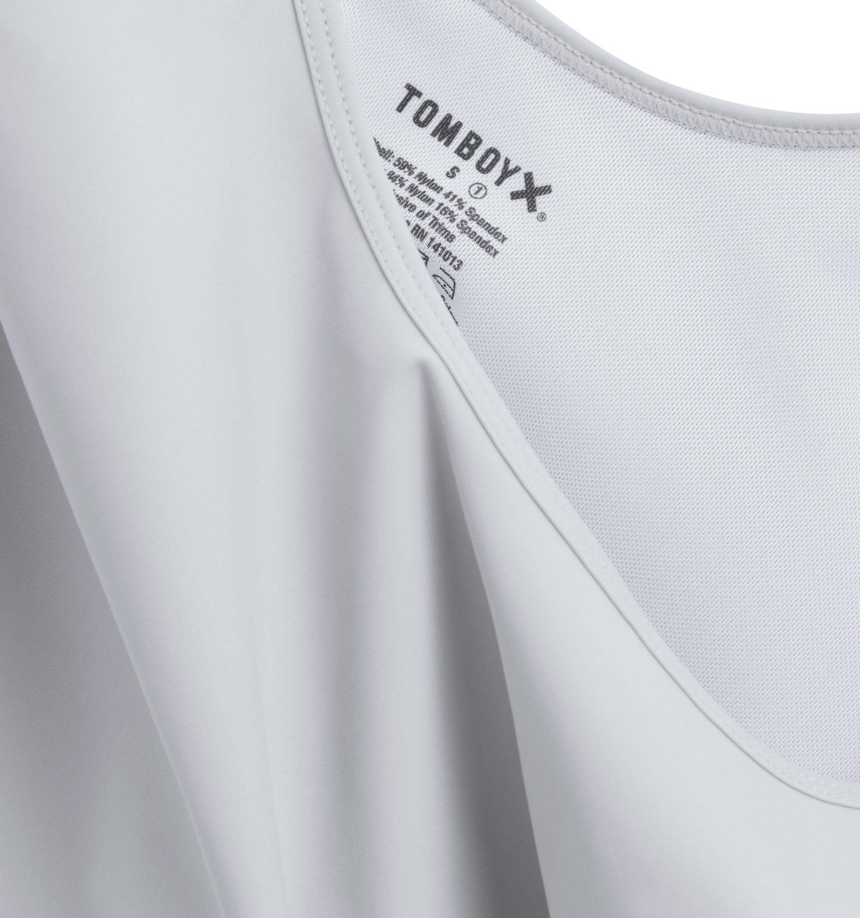 Tomboyx Compression Top In Silver