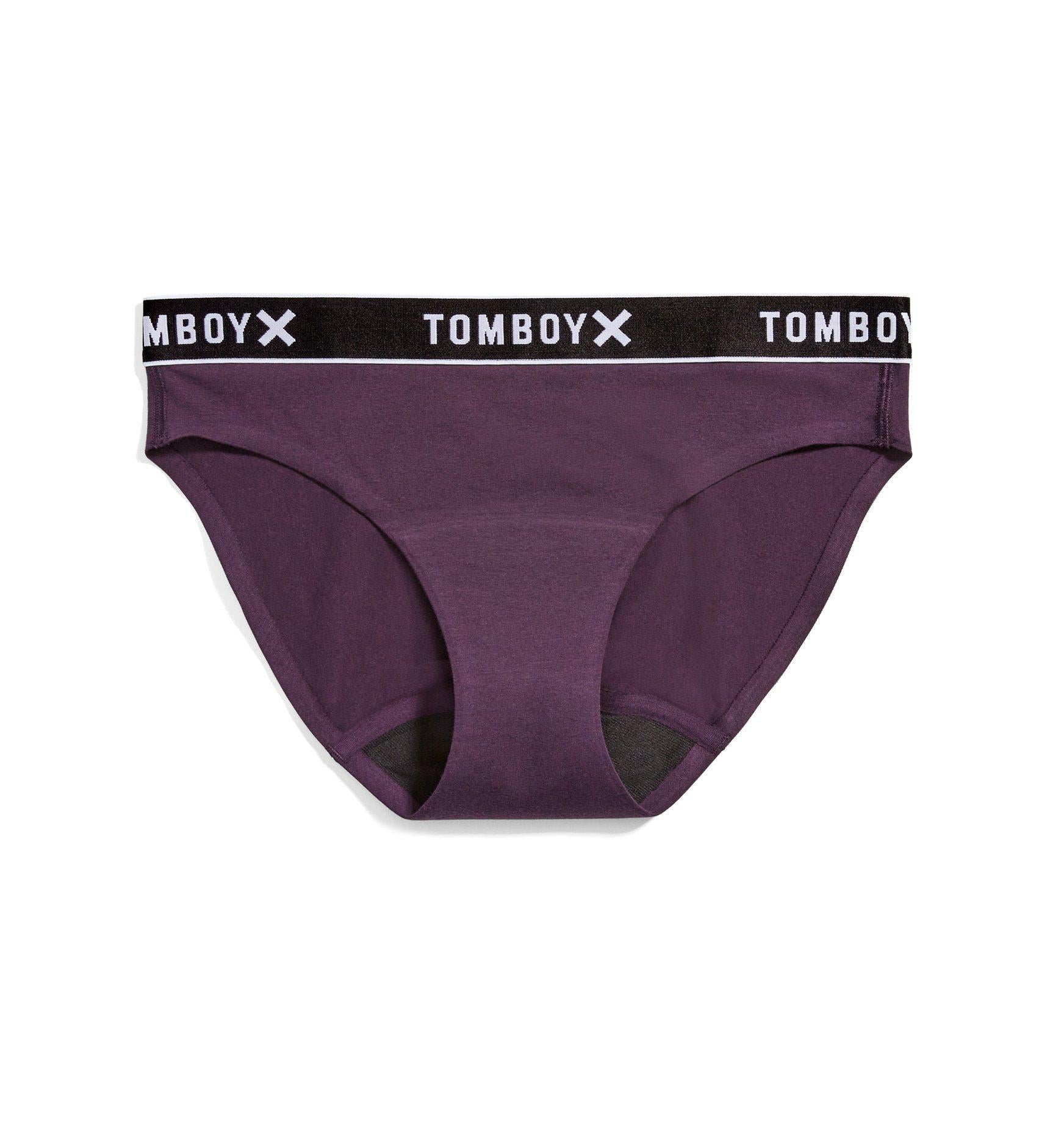 First Line Leakproof Bikini - Plum-Underwear-TomboyX