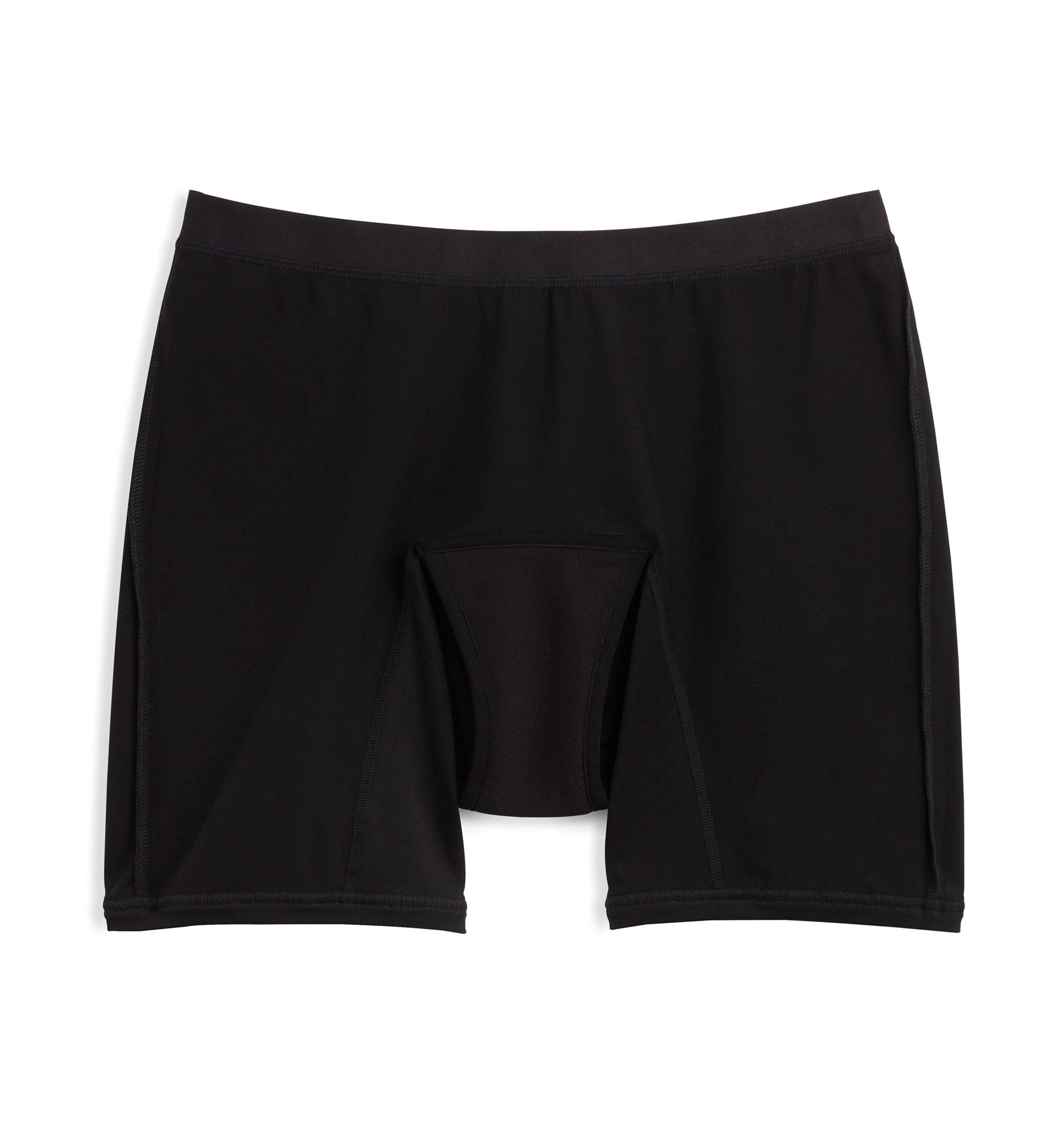 Period Underwear for Women Leak Proof Boy Short Absorbent Period Boxer  Briefs Mid Waist Cotton Panties (Grey+Black,Medium) at  Women's  Clothing store