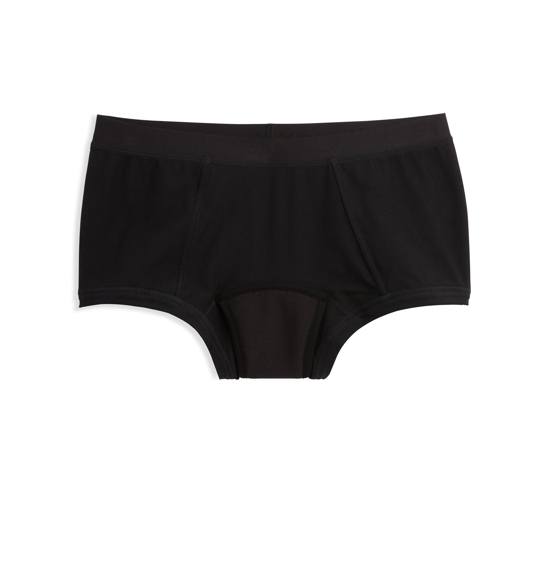 First Line Period Boy Shorts 3-Pack - X= Black