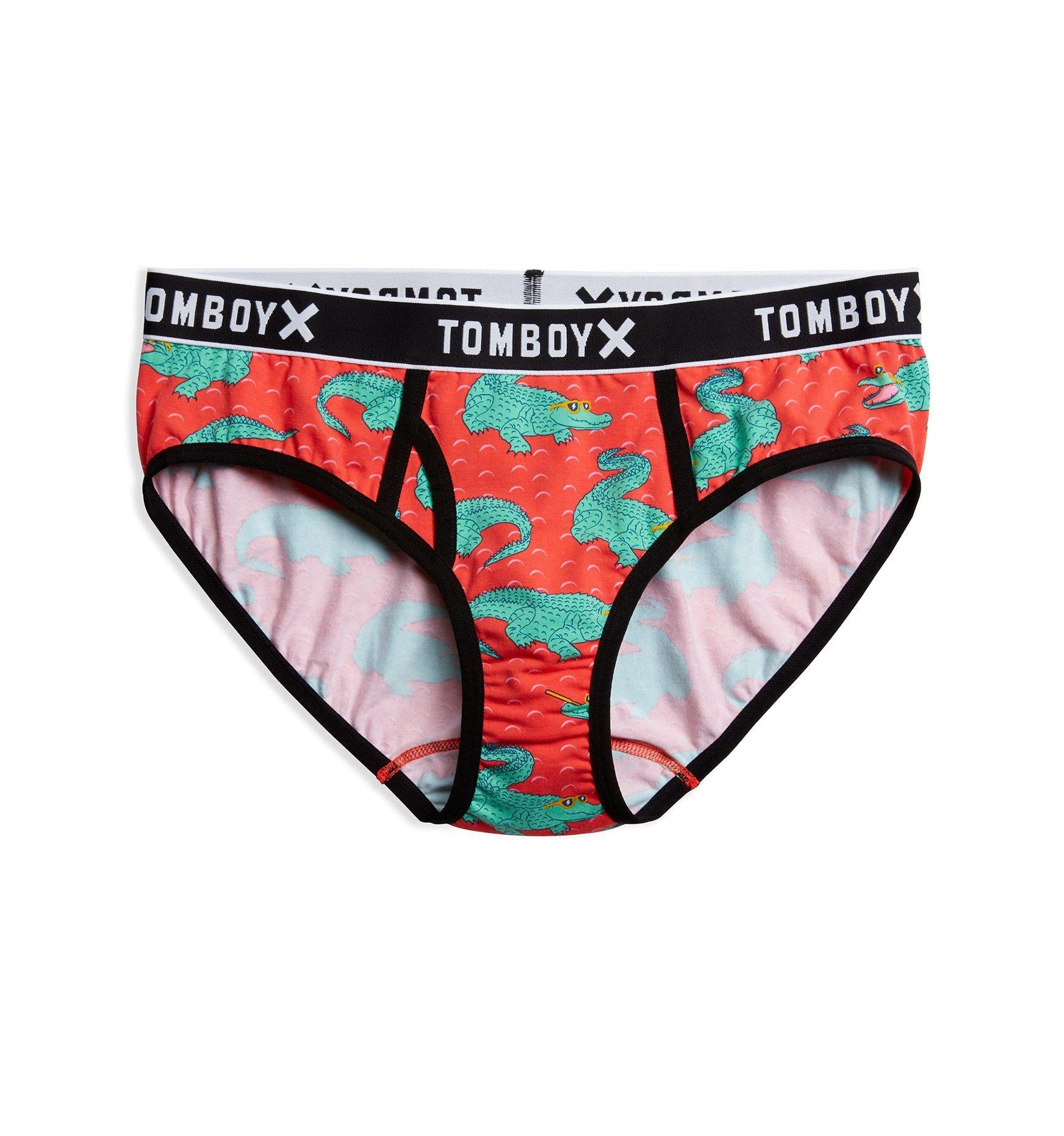 Iconic Briefs - Later Gator Print-Underwear-TomboyX