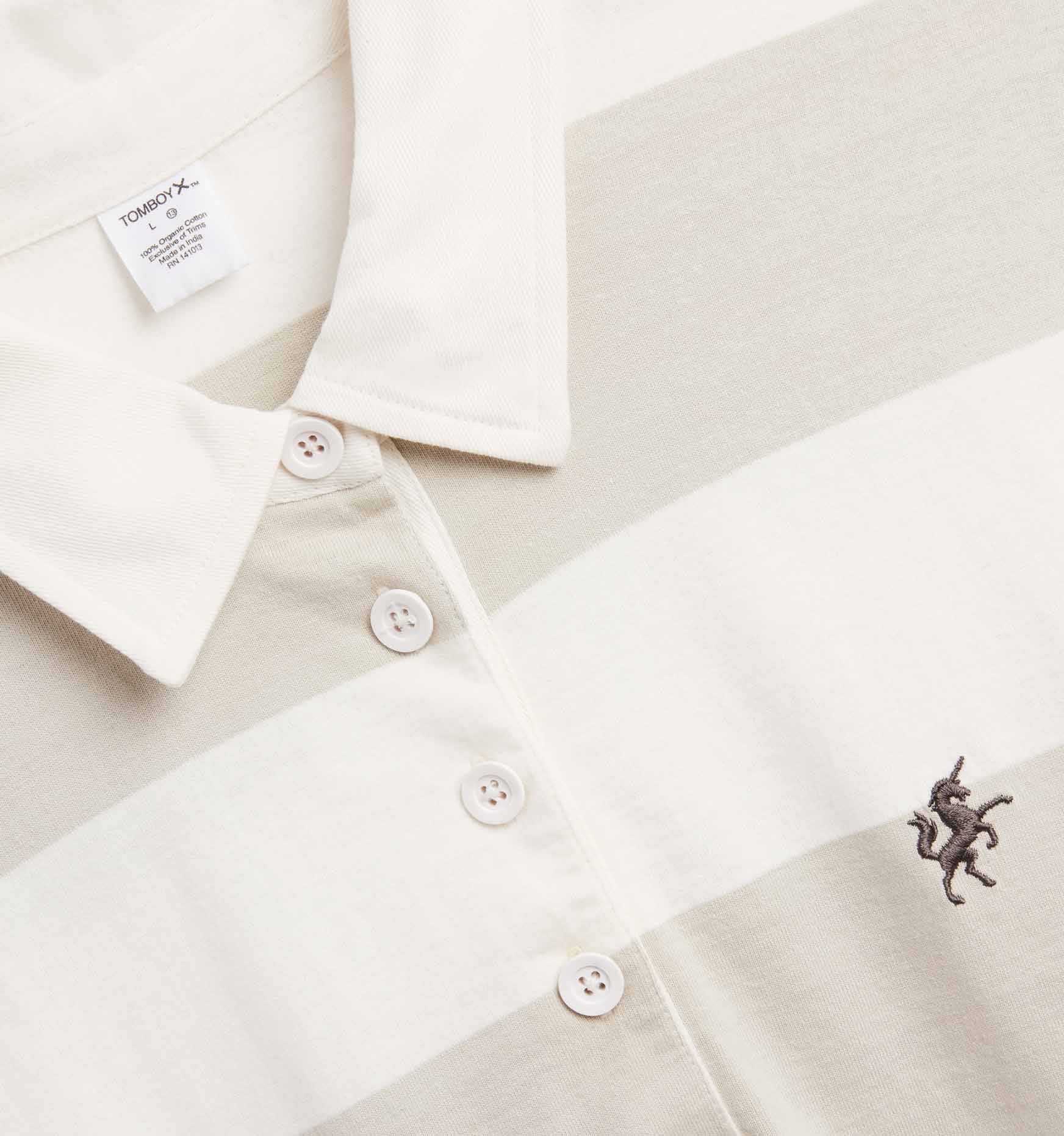 Everyday Rugby Polo LC - Stone Rugby Stripe