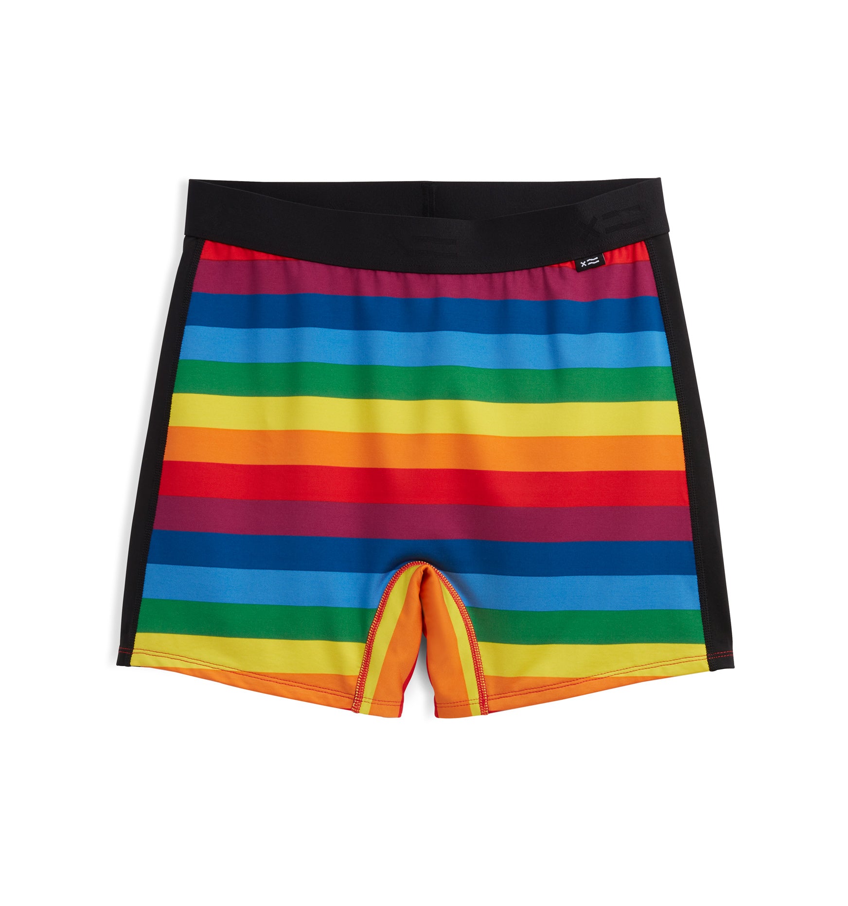 Swim 4.5" Shorts Rainbow Pride Stripe