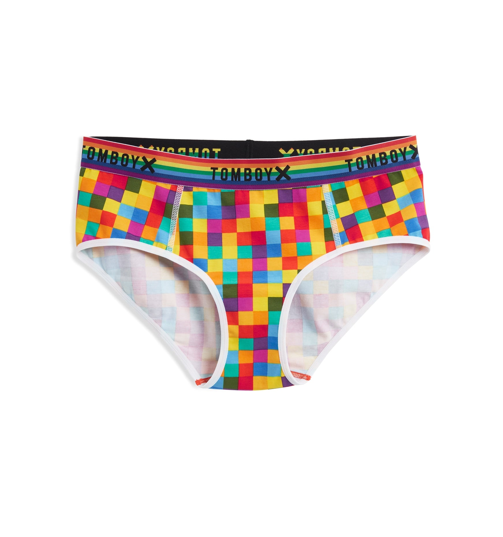 Hipster - Rainbow Squared Print