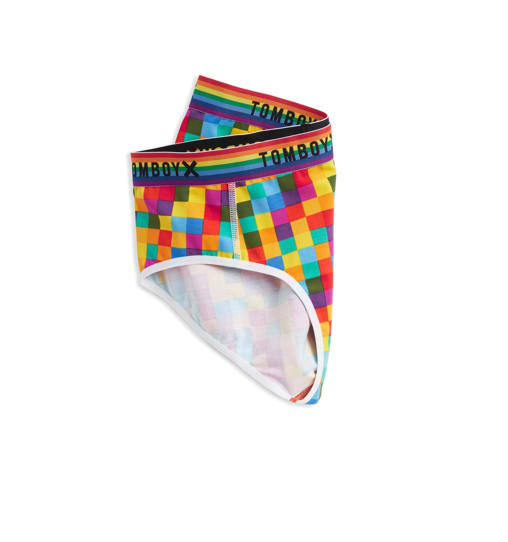 Hipster - Rainbow Squared Print