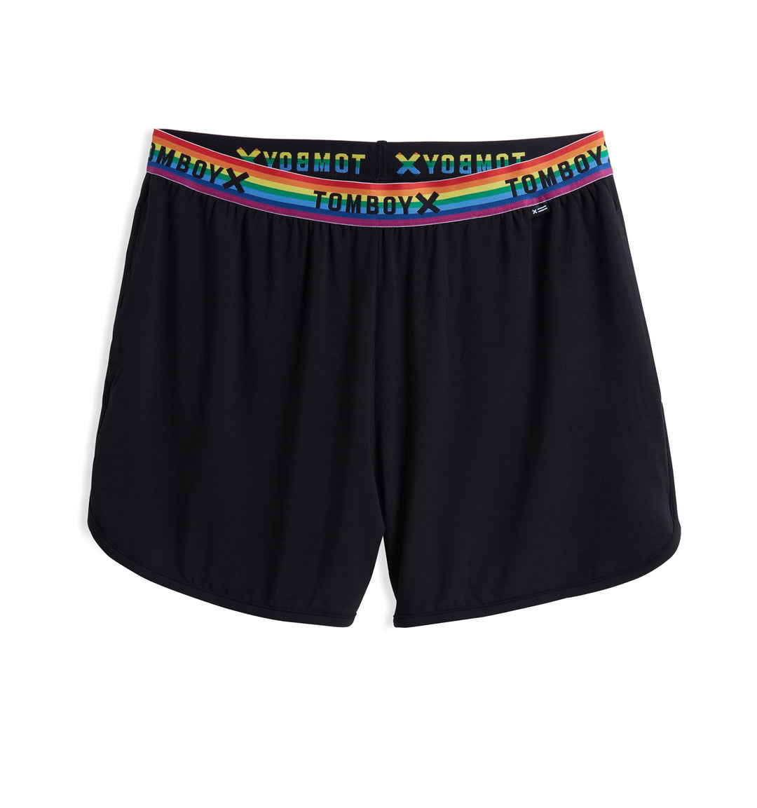 Pajama Shorts - TENCEL™ Modal Black Rainbow – TomboyX