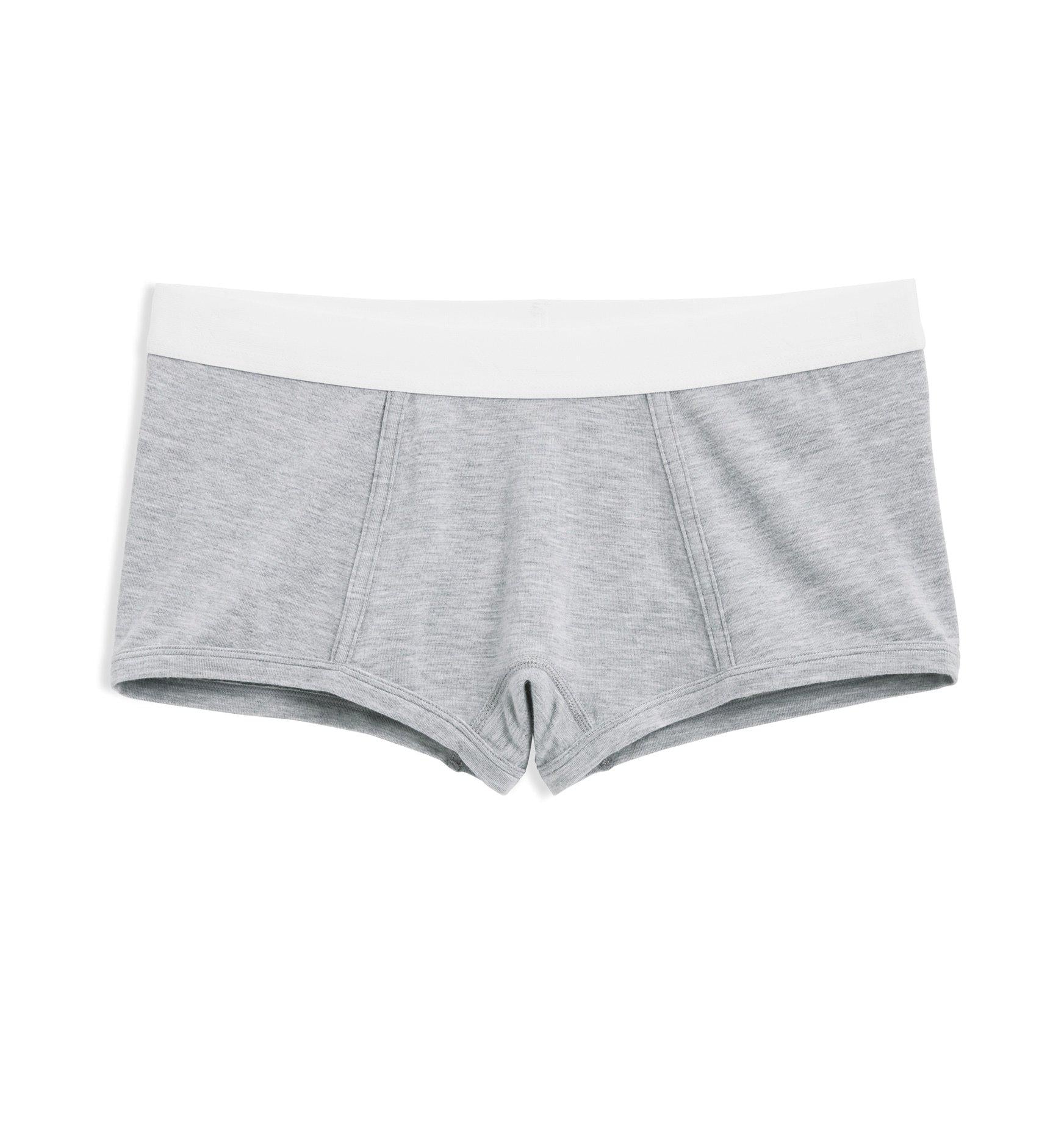 Boy Shorts - TENCEL™ Modal Heather Gray-Underwear-TomboyX