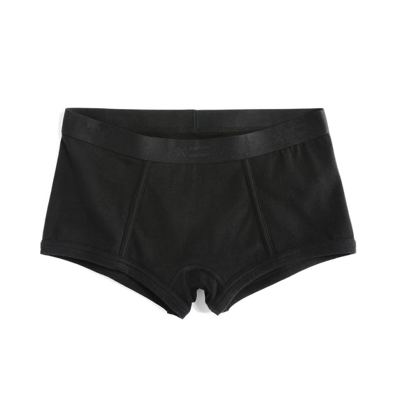 Tomboyx Boxer Briefs Underwear, 4.5 Inseam, Organic Cotton Rib Stretch  Comfortable Boy Shorts (xs-6x) Black Large : Target